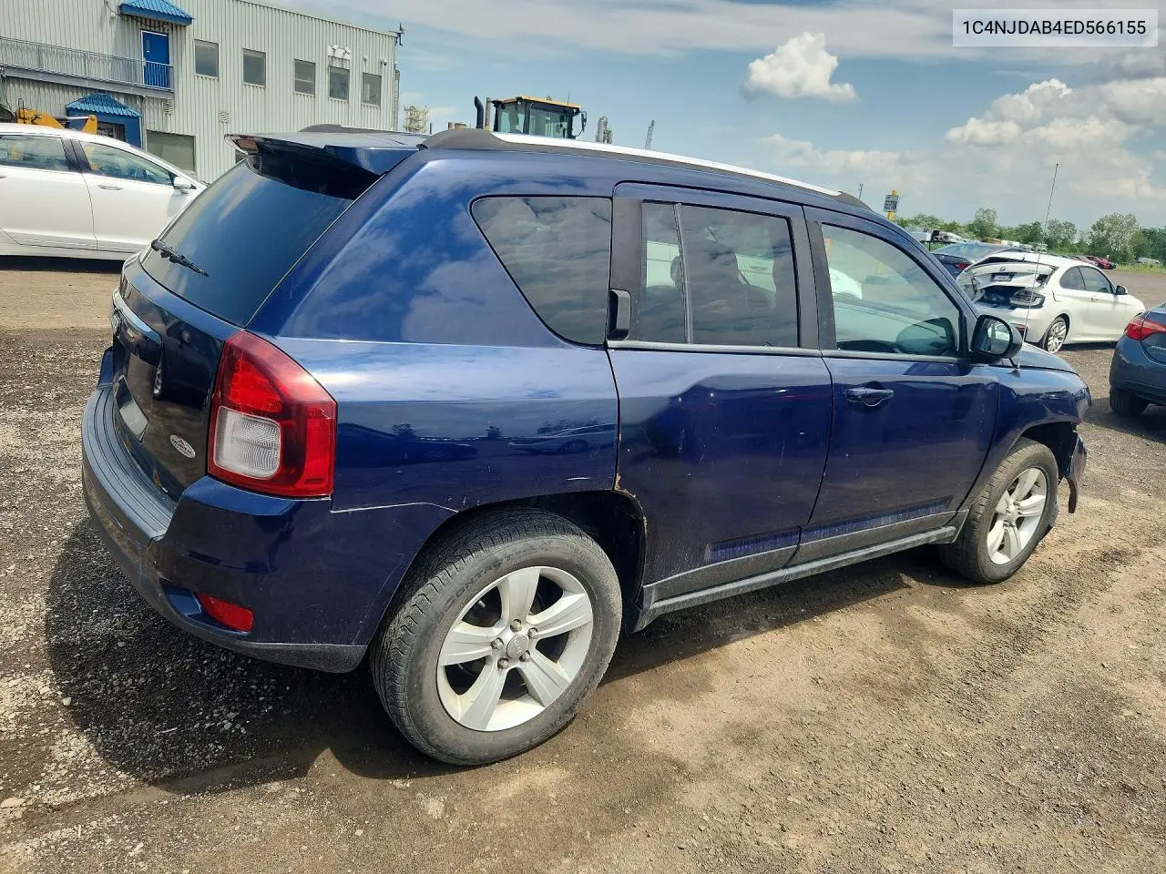 2014 Jeep Compass Sport VIN: 1C4NJDAB4ED566155 Lot: 59957006