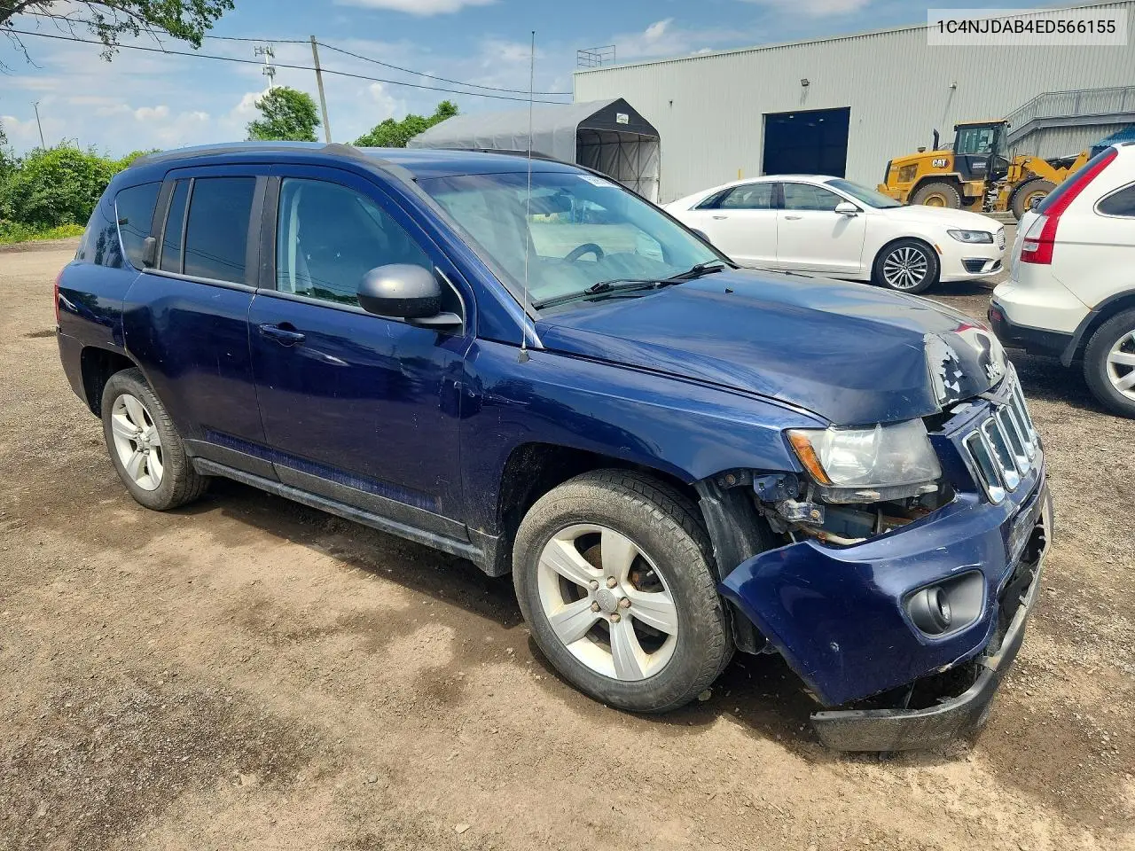 2014 Jeep Compass Sport VIN: 1C4NJDAB4ED566155 Lot: 59957006