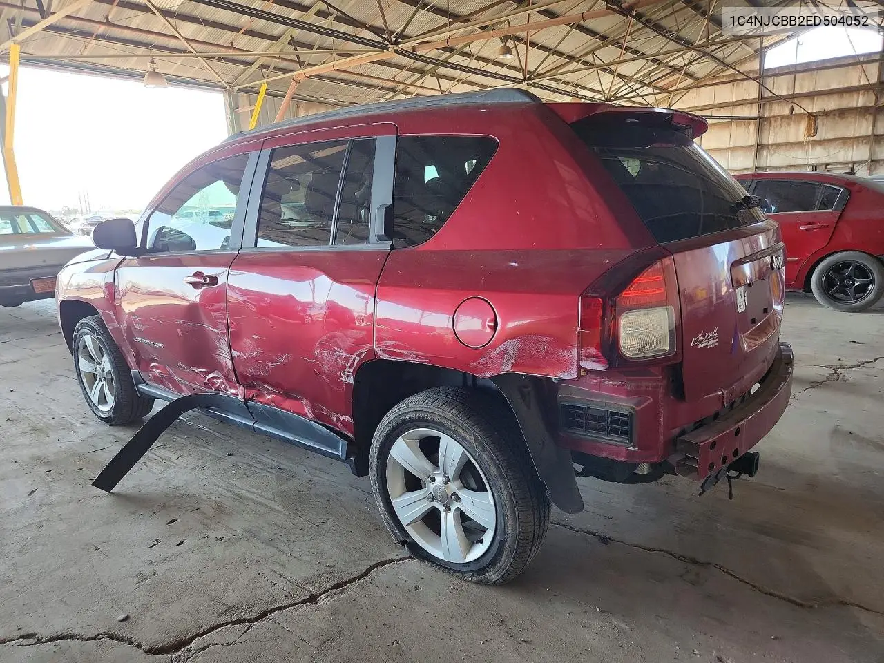 2014 Jeep Compass Sport VIN: 1C4NJCBB2ED504052 Lot: 60374886