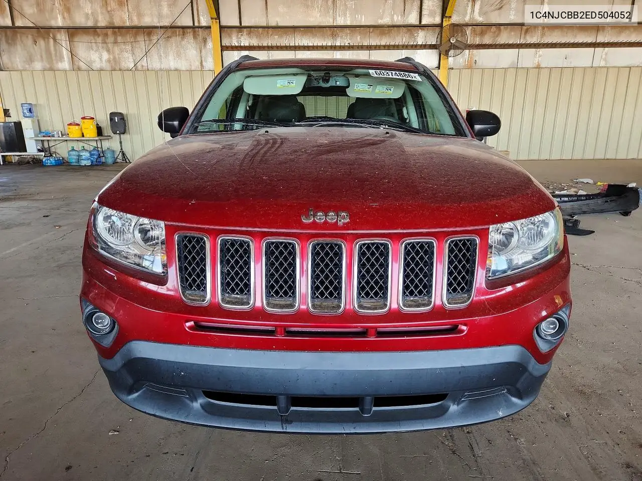 2014 Jeep Compass Sport VIN: 1C4NJCBB2ED504052 Lot: 60374886