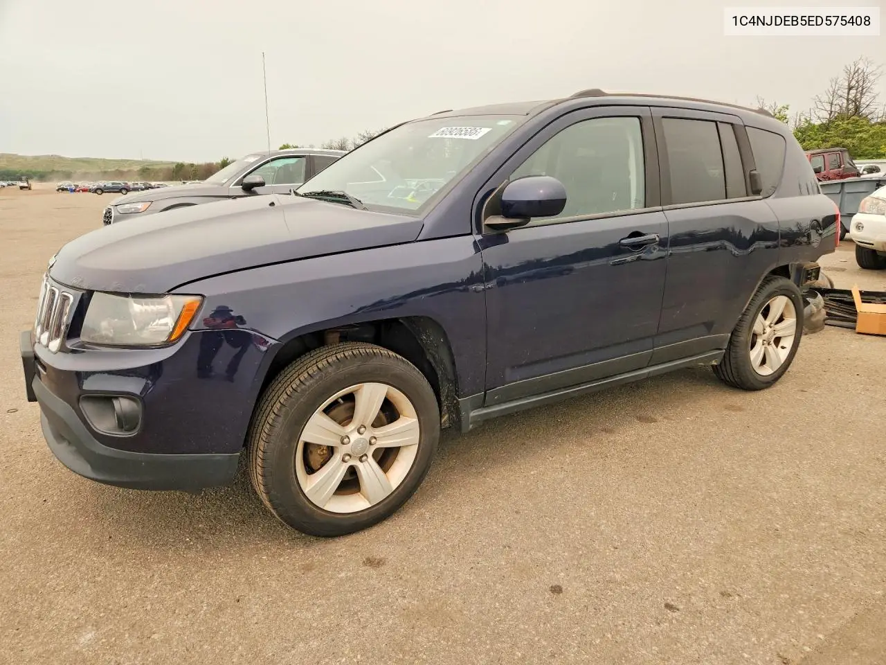 2014 Jeep Compass Latitude VIN: 1C4NJDEB5ED575408 Lot: 60926586