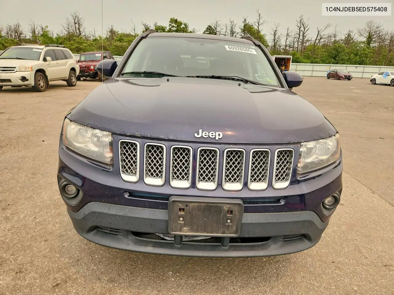 2014 Jeep Compass Latitude VIN: 1C4NJDEB5ED575408 Lot: 60926586