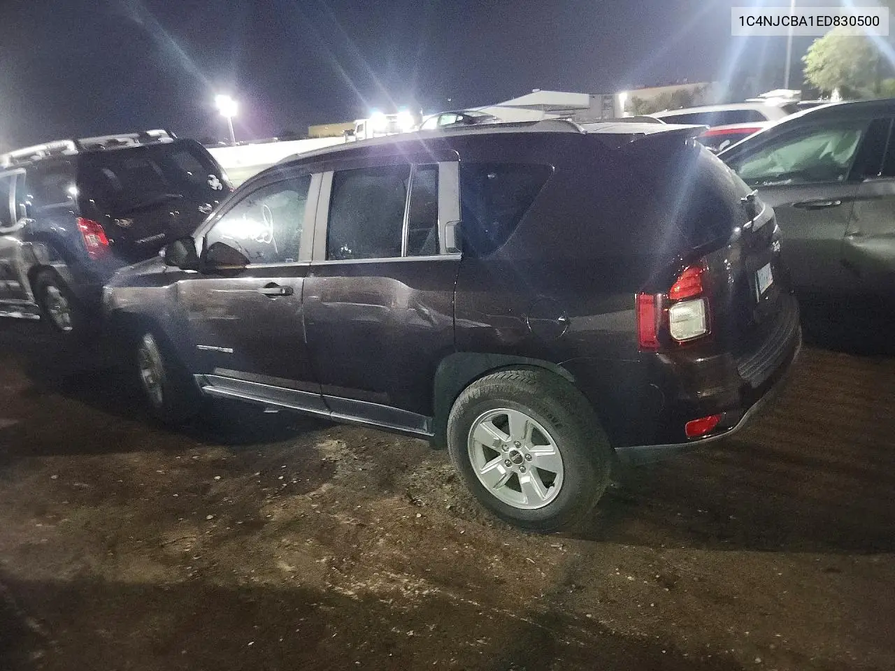 2014 Jeep Compass Sport VIN: 1C4NJCBA1ED830500 Lot: 61639586
