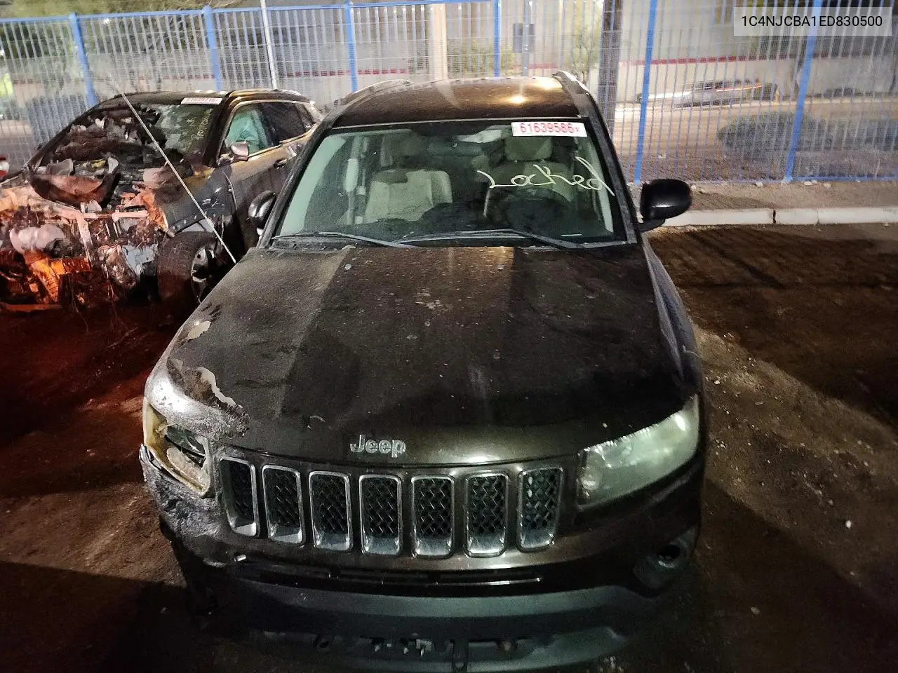 2014 Jeep Compass Sport VIN: 1C4NJCBA1ED830500 Lot: 61639586