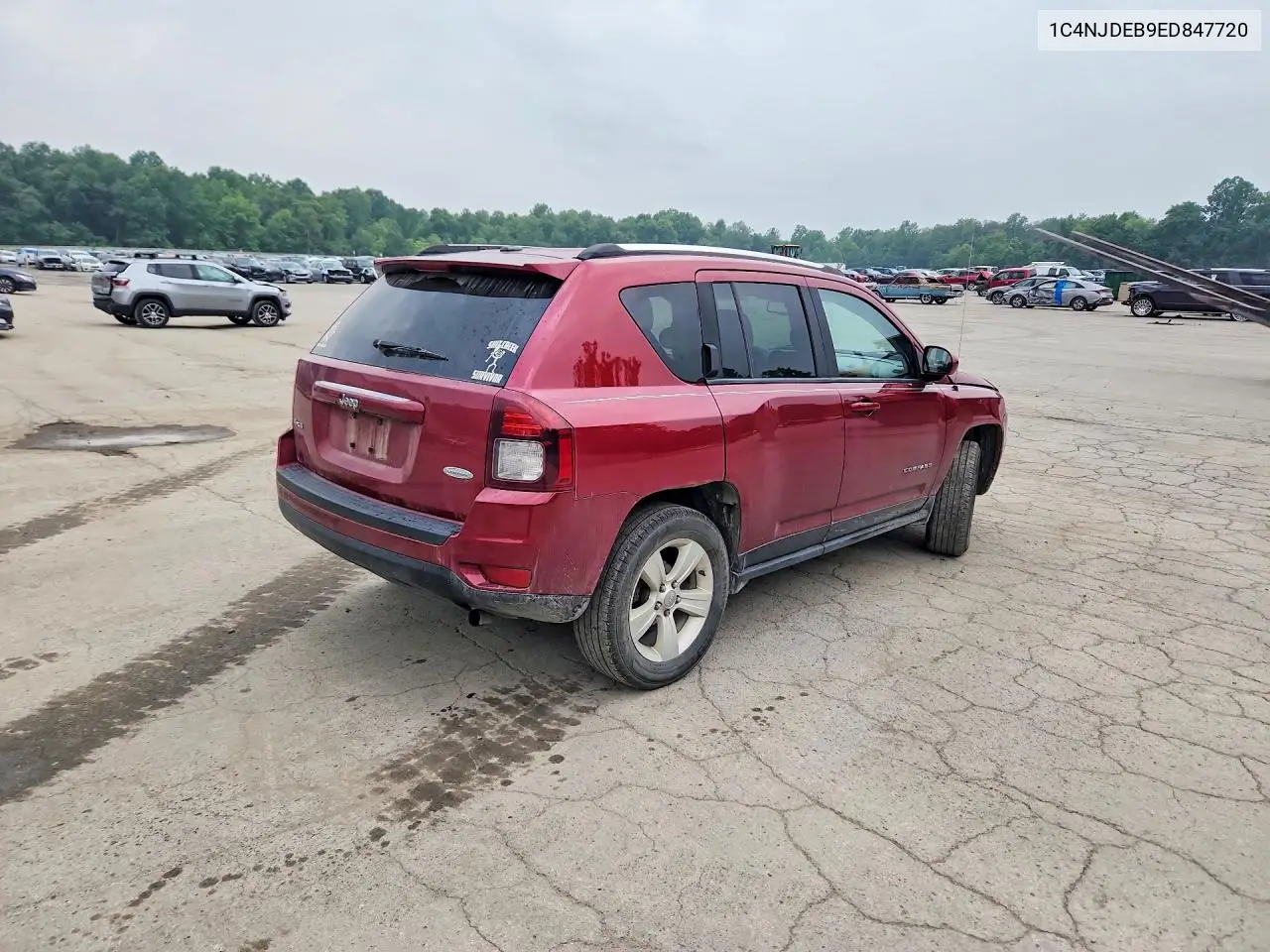 2014 Jeep Compass Latitude VIN: 1C4NJDEB9ED847720 Lot: 61971576