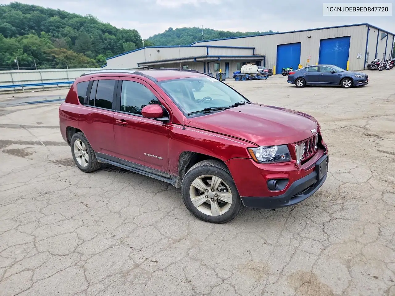 2014 Jeep Compass Latitude VIN: 1C4NJDEB9ED847720 Lot: 61971576