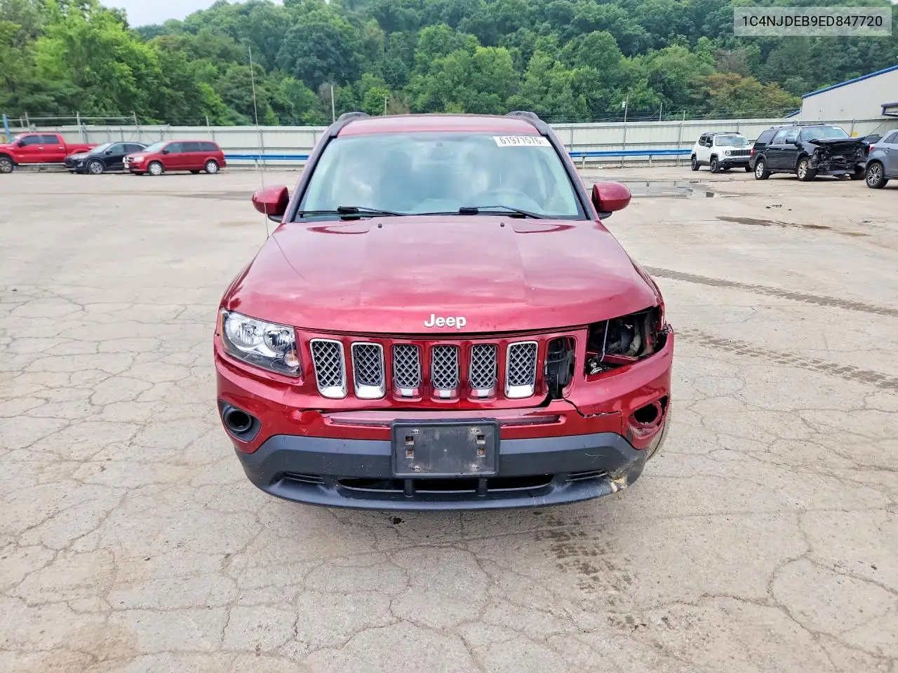 2014 Jeep Compass Latitude VIN: 1C4NJDEB9ED847720 Lot: 61971576