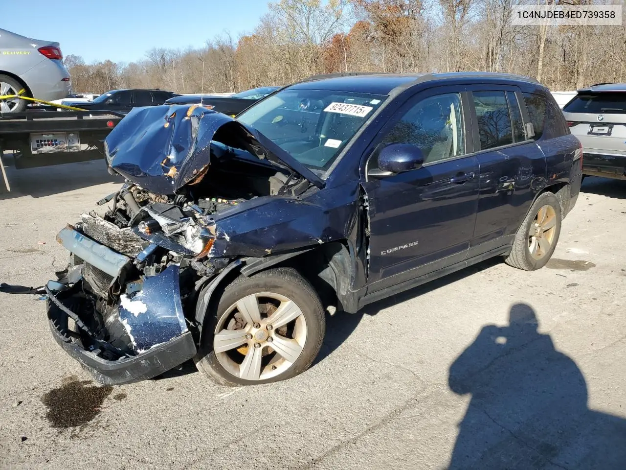 1C4NJDEB4ED739358 2014 Jeep Compass Latitude