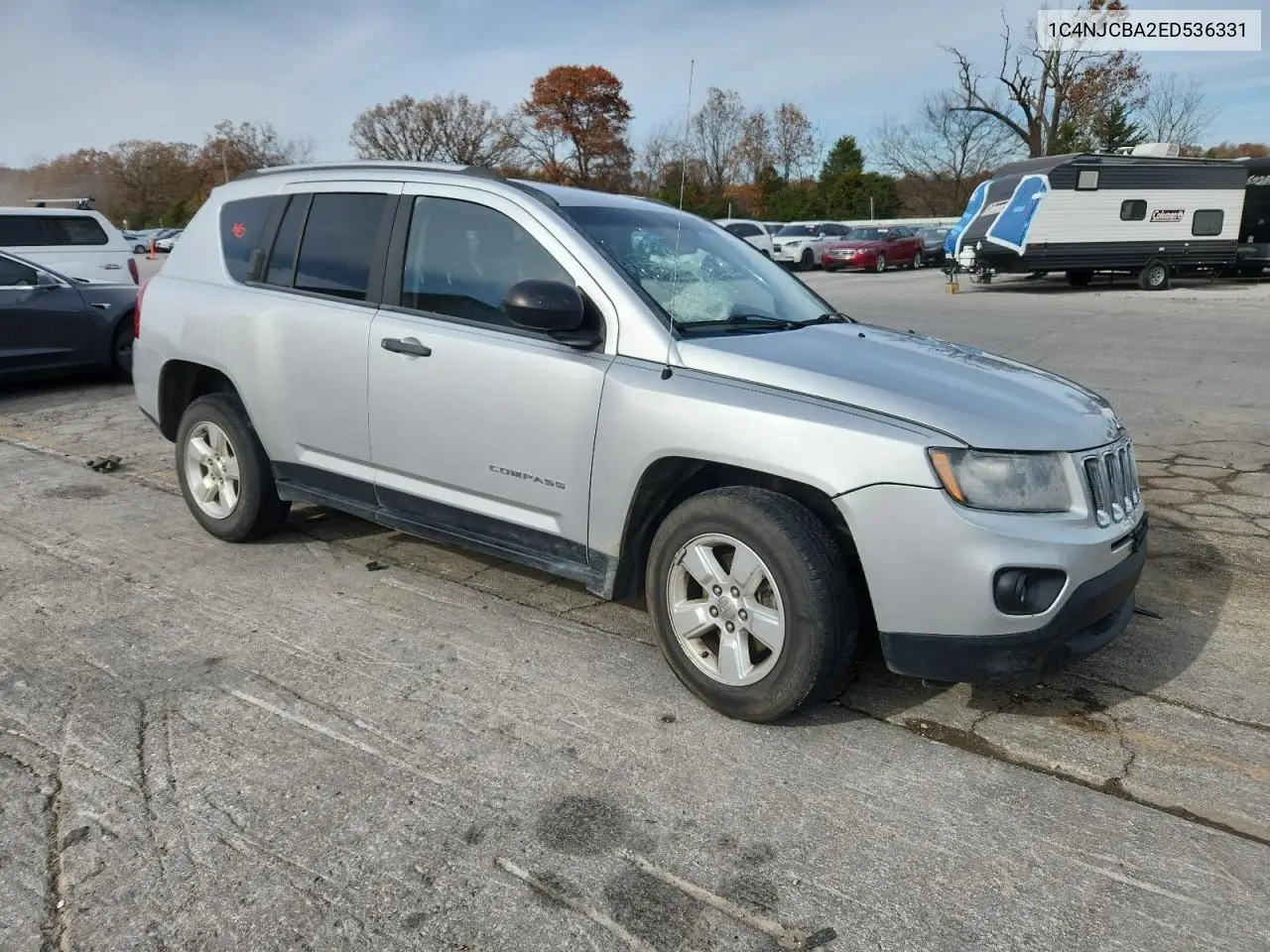 1C4NJCBA2ED536331 2014 Jeep Compass Sport