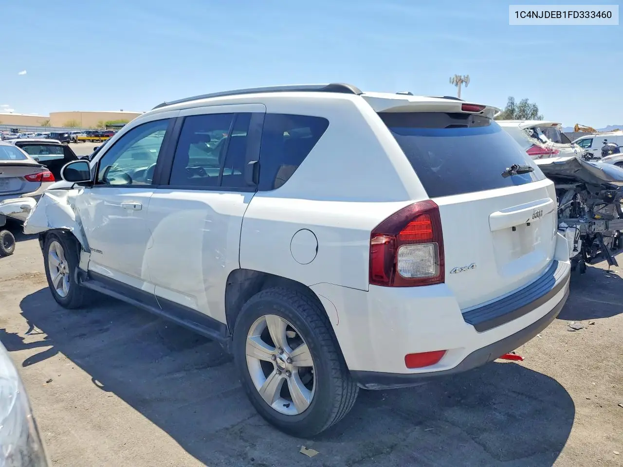 2015 Jeep Compass Latitude VIN: 1C4NJDEB1FD333460 Lot: 57714426