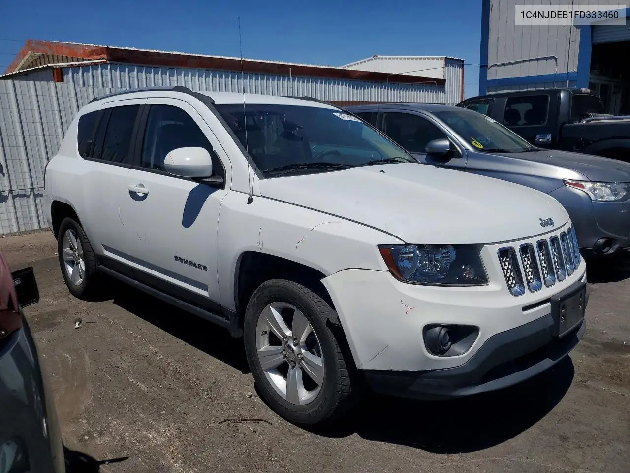 2015 Jeep Compass Latitude VIN: 1C4NJDEB1FD333460 Lot: 57714426