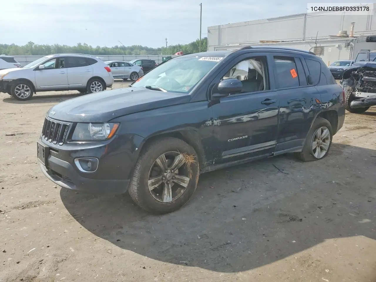 2015 Jeep Compass Latitude VIN: 1C4NJDEB8FD333178 Lot: 58768686