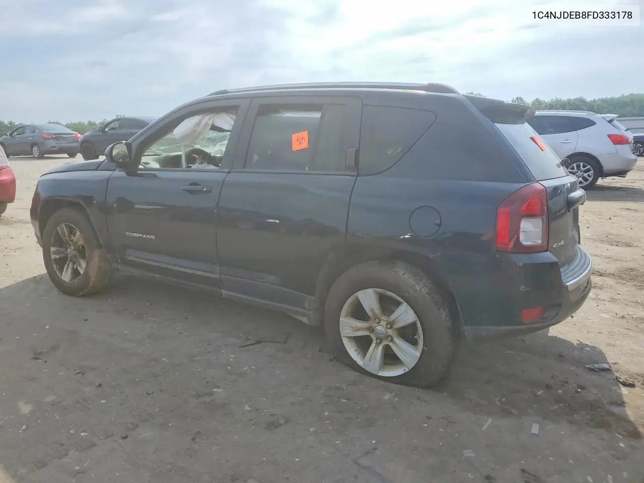 2015 Jeep Compass Latitude VIN: 1C4NJDEB8FD333178 Lot: 58768686