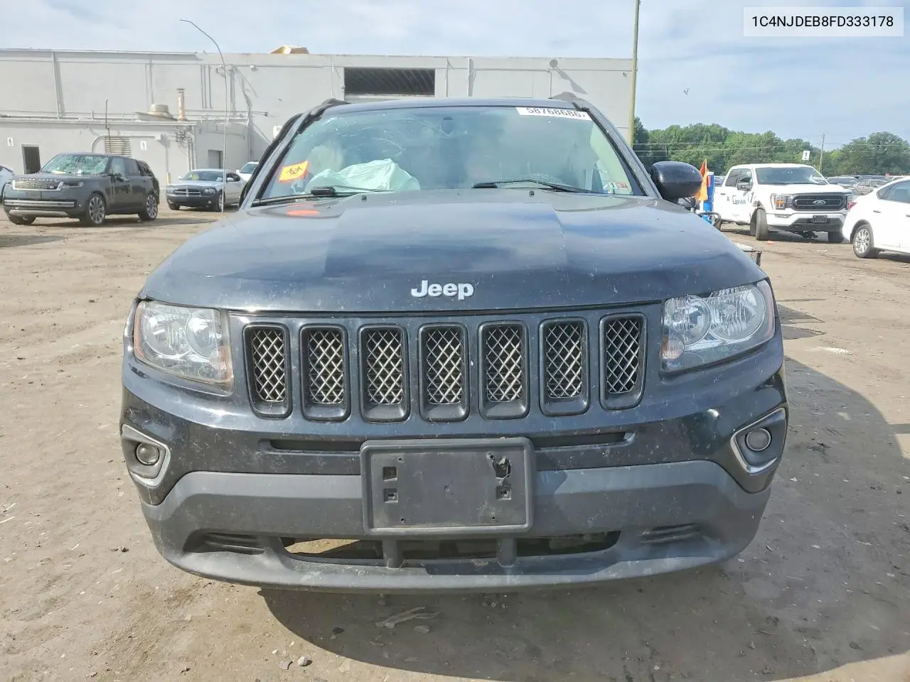 2015 Jeep Compass Latitude VIN: 1C4NJDEB8FD333178 Lot: 58768686