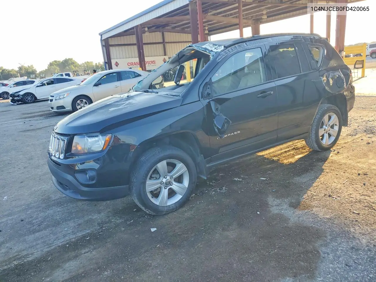 2015 Jeep Compass Latitude VIN: 1C4NJCEB0FD420065 Lot: 59787446