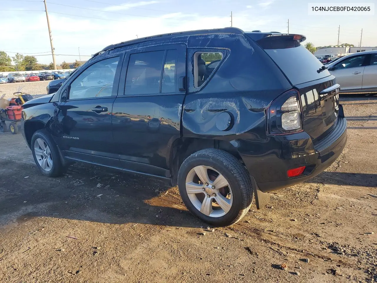 2015 Jeep Compass Latitude VIN: 1C4NJCEB0FD420065 Lot: 59787446