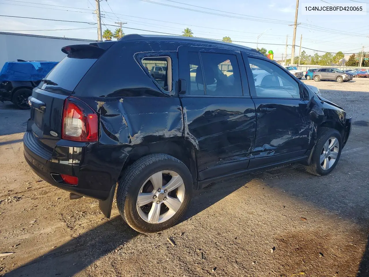 2015 Jeep Compass Latitude VIN: 1C4NJCEB0FD420065 Lot: 59787446