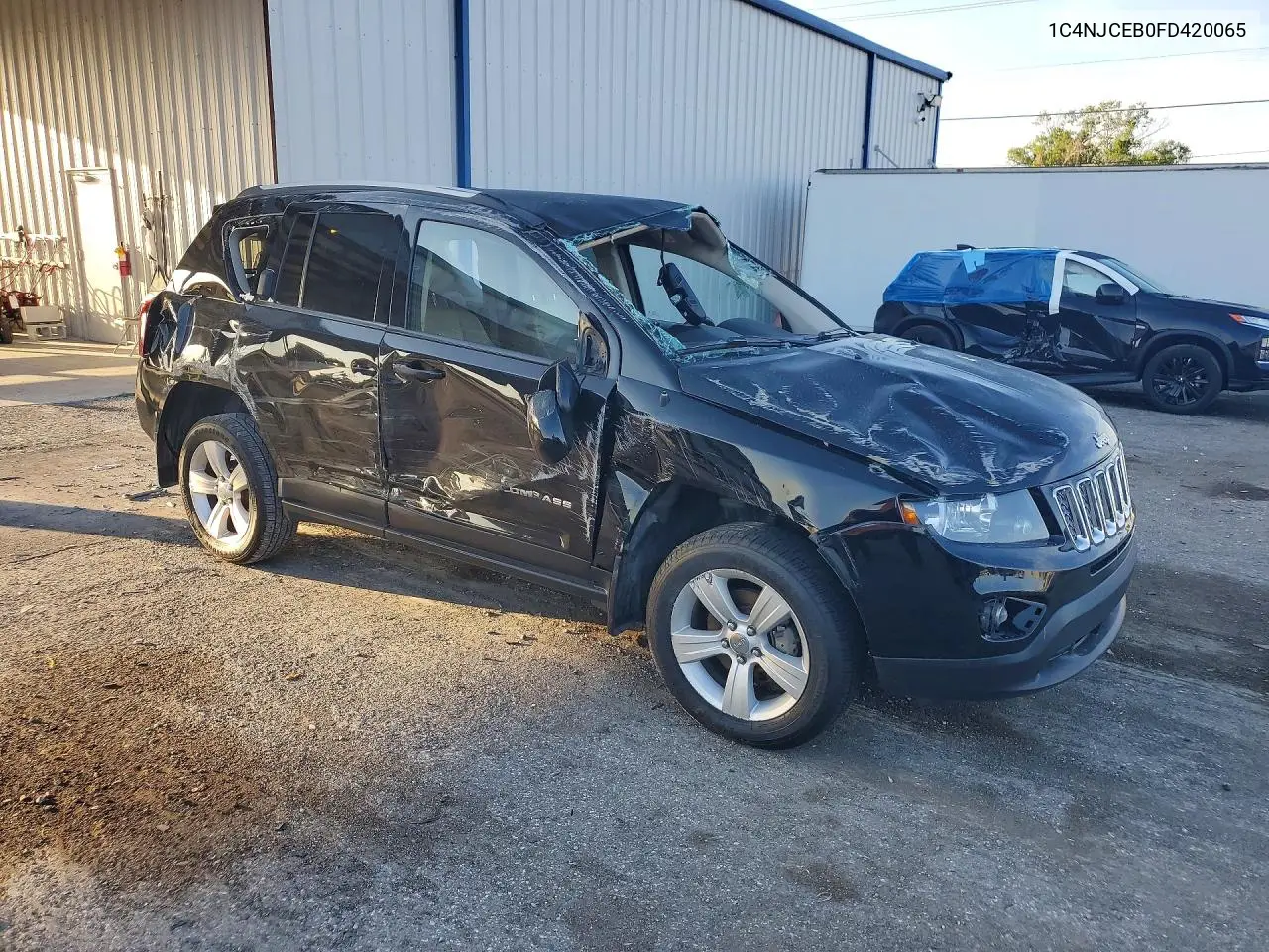 2015 Jeep Compass Latitude VIN: 1C4NJCEB0FD420065 Lot: 59787446