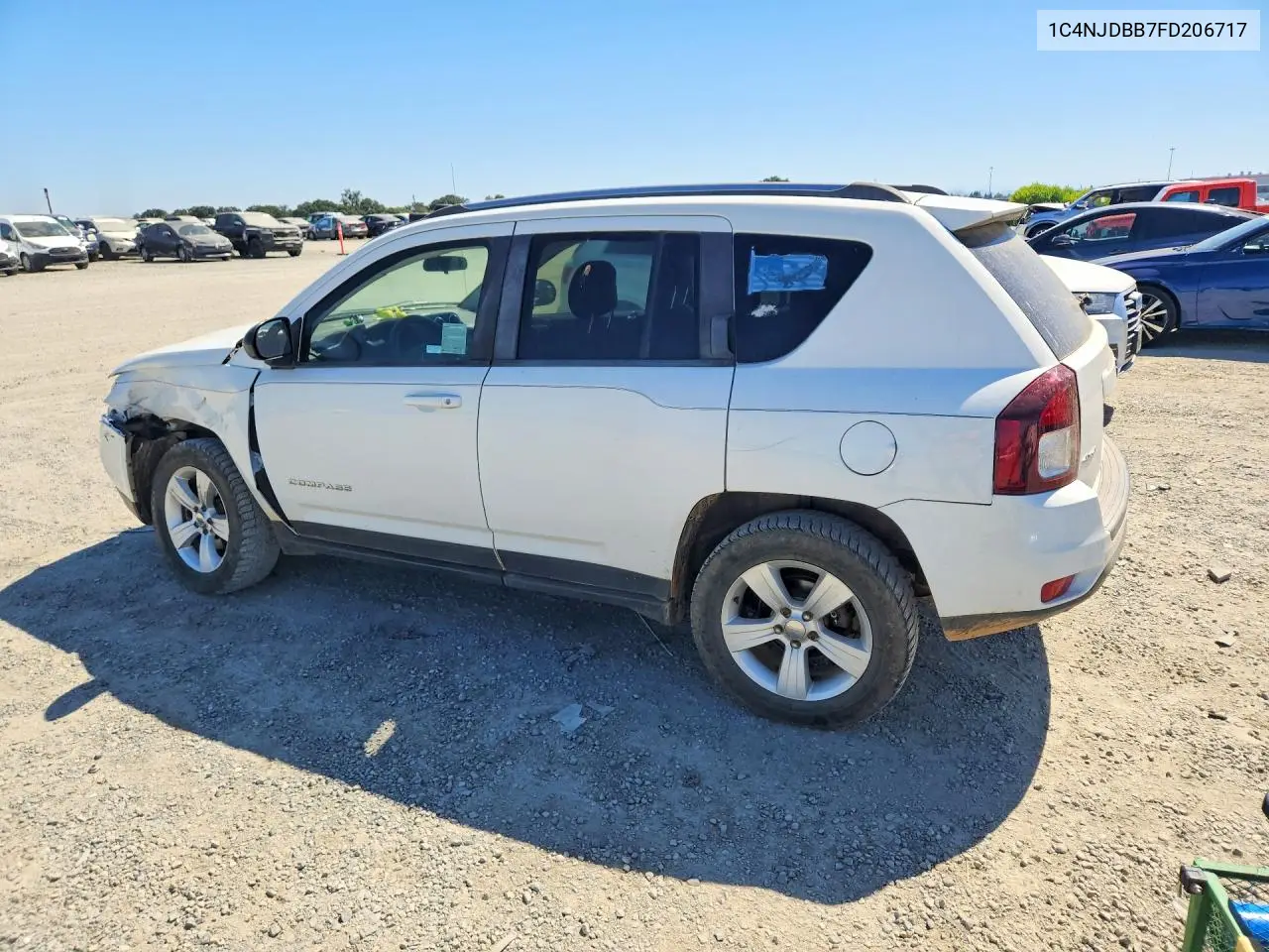 2015 Jeep Compass Sport VIN: 1C4NJDBB7FD206717 Lot: 59976596