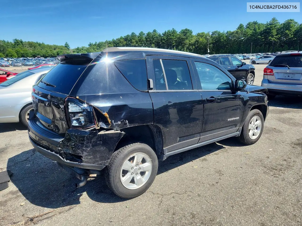 2015 Jeep Compass Sport VIN: 1C4NJCBA2FD436716 Lot: 60684496
