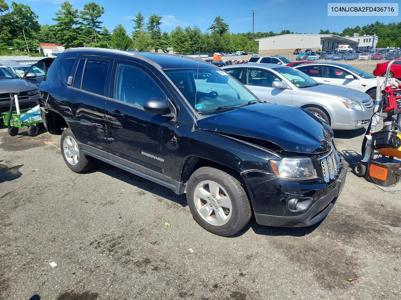 2015 Jeep Compass Sport VIN: 1C4NJCBA2FD436716 Lot: 60684496