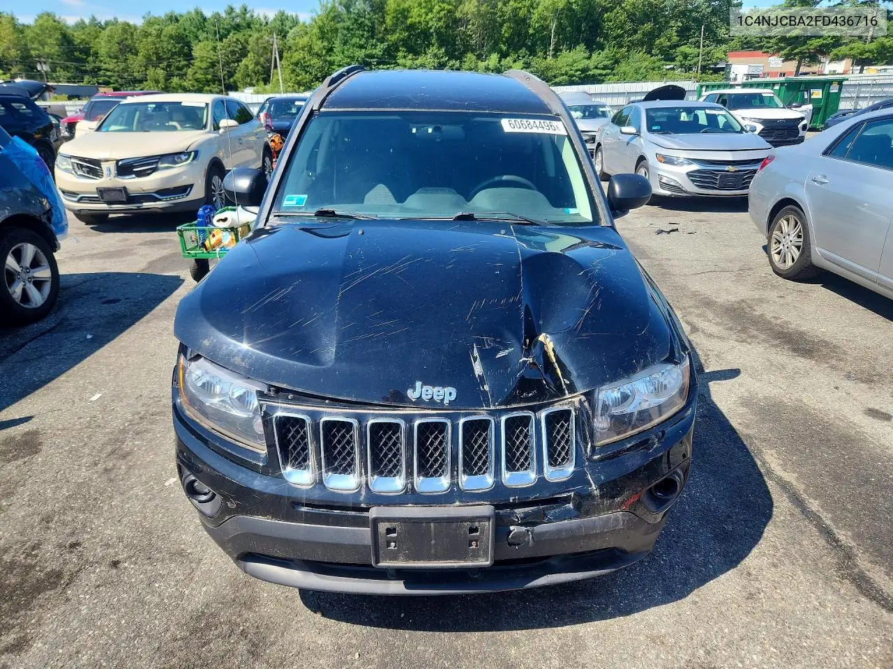 2015 Jeep Compass Sport VIN: 1C4NJCBA2FD436716 Lot: 60684496