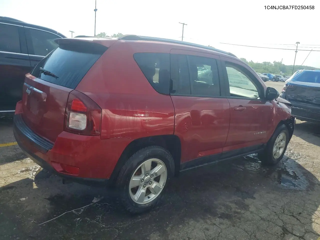 2015 Jeep Compass Sport VIN: 1C4NJCBA7FD250458 Lot: 61500236
