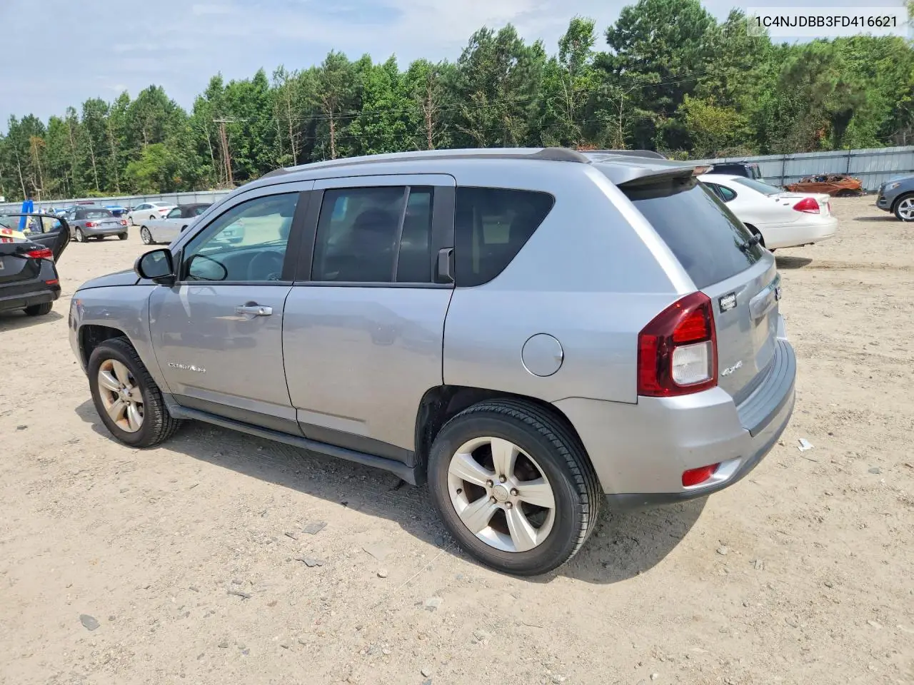2015 Jeep Compass Sport VIN: 1C4NJDBB3FD416621 Lot: 61630076