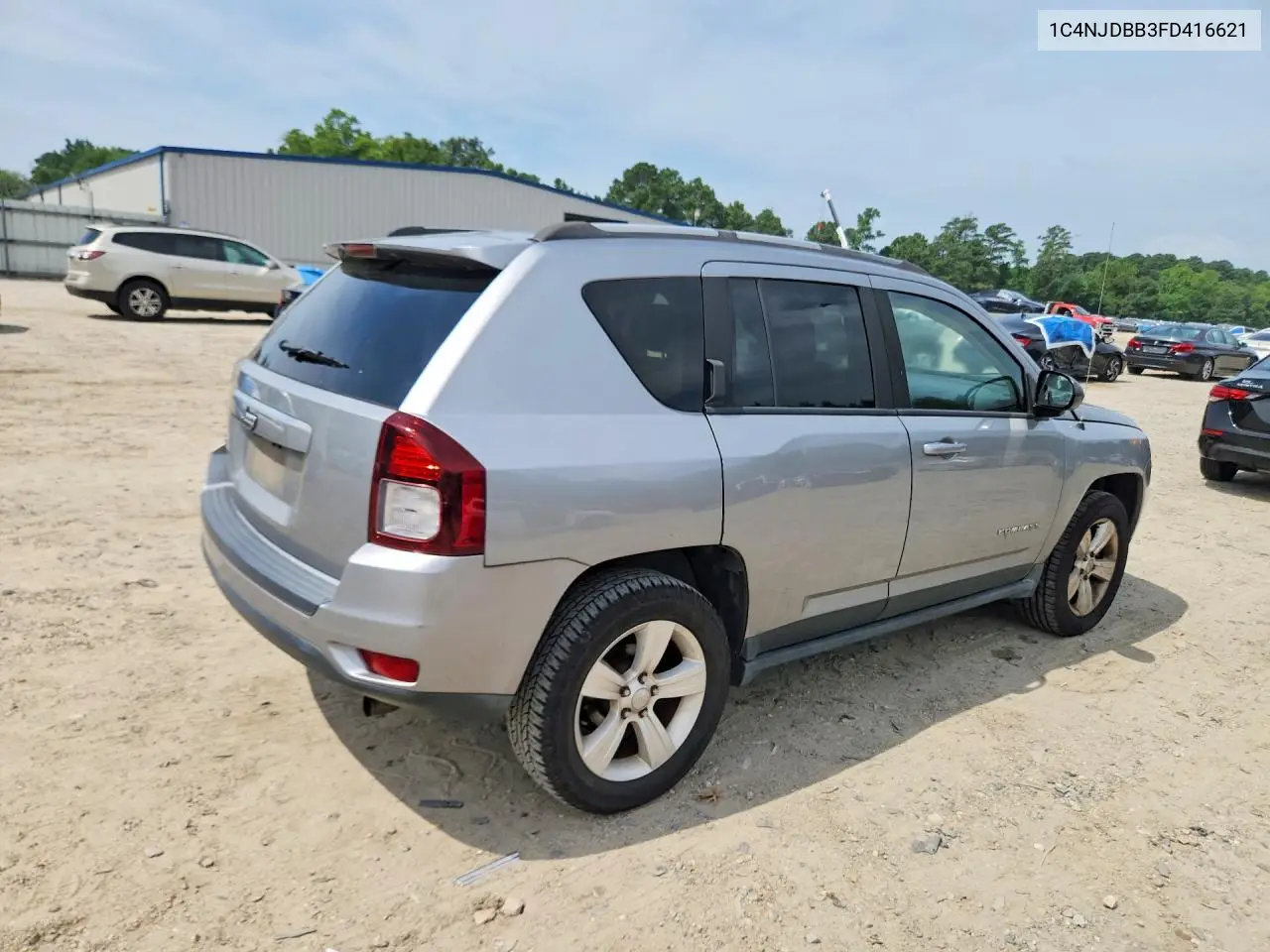 2015 Jeep Compass Sport VIN: 1C4NJDBB3FD416621 Lot: 61630076