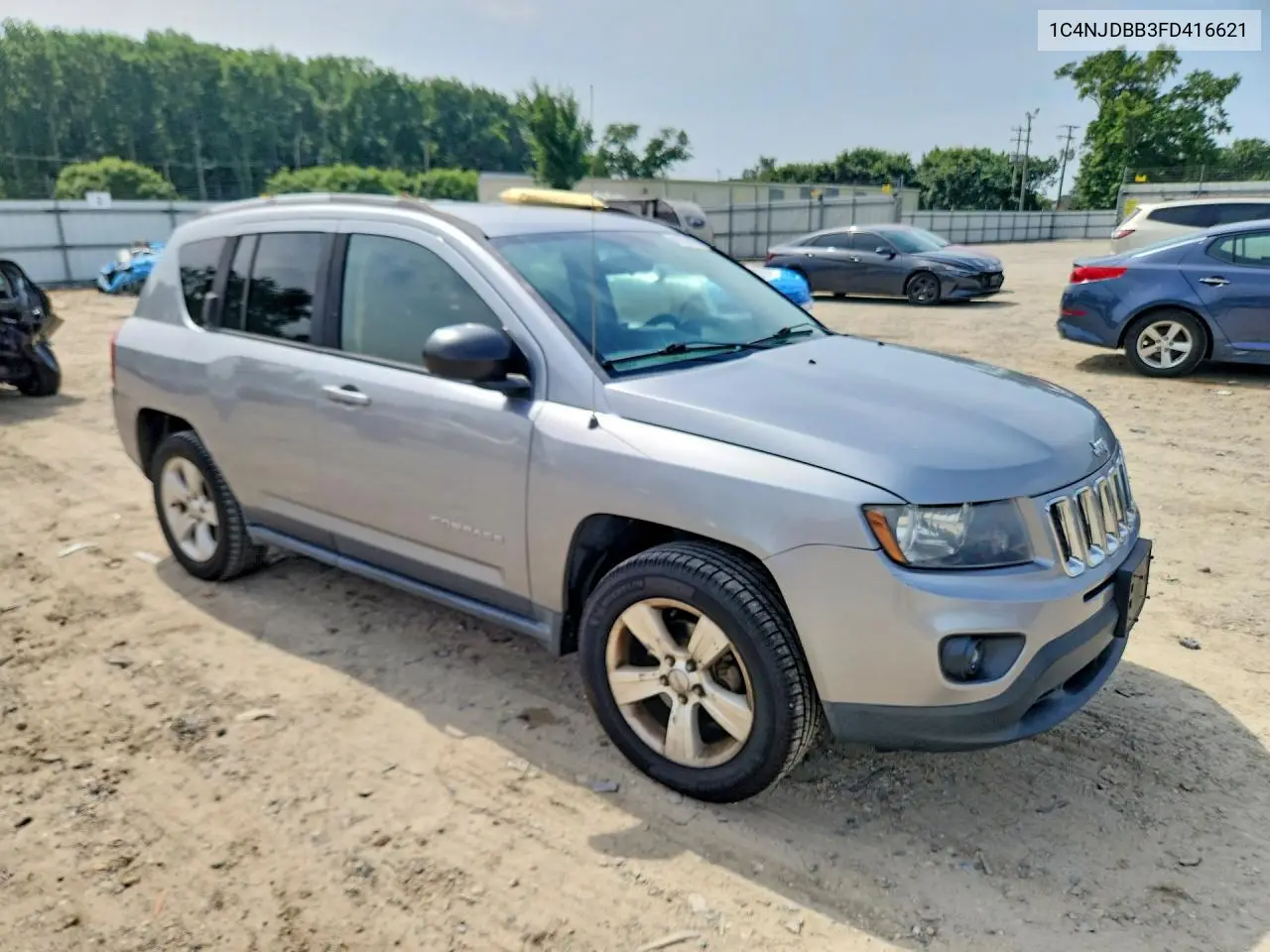 2015 Jeep Compass Sport VIN: 1C4NJDBB3FD416621 Lot: 61630076