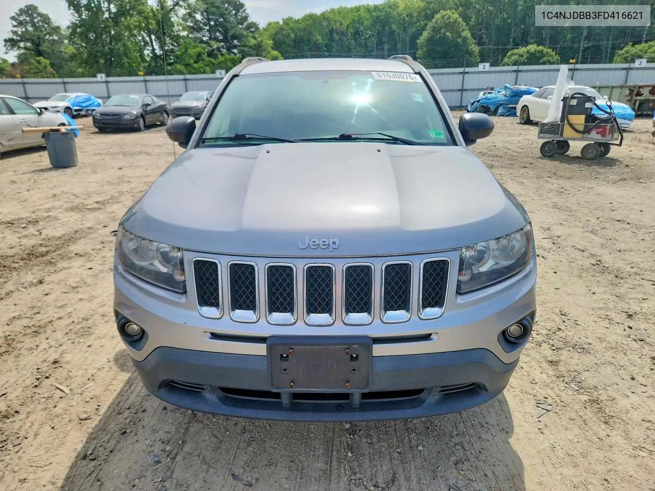 2015 Jeep Compass Sport VIN: 1C4NJDBB3FD416621 Lot: 61630076