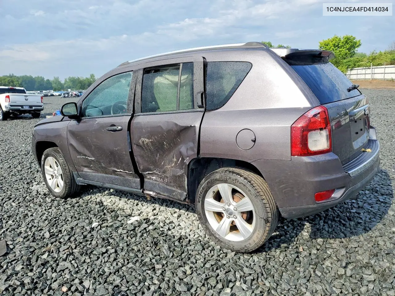 2015 Jeep Compass Latitude VIN: 1C4NJCEA4FD414034 Lot: 62033476