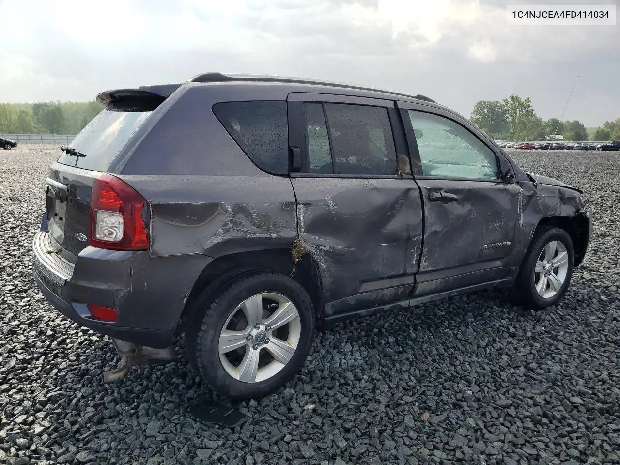 2015 Jeep Compass Latitude VIN: 1C4NJCEA4FD414034 Lot: 62033476