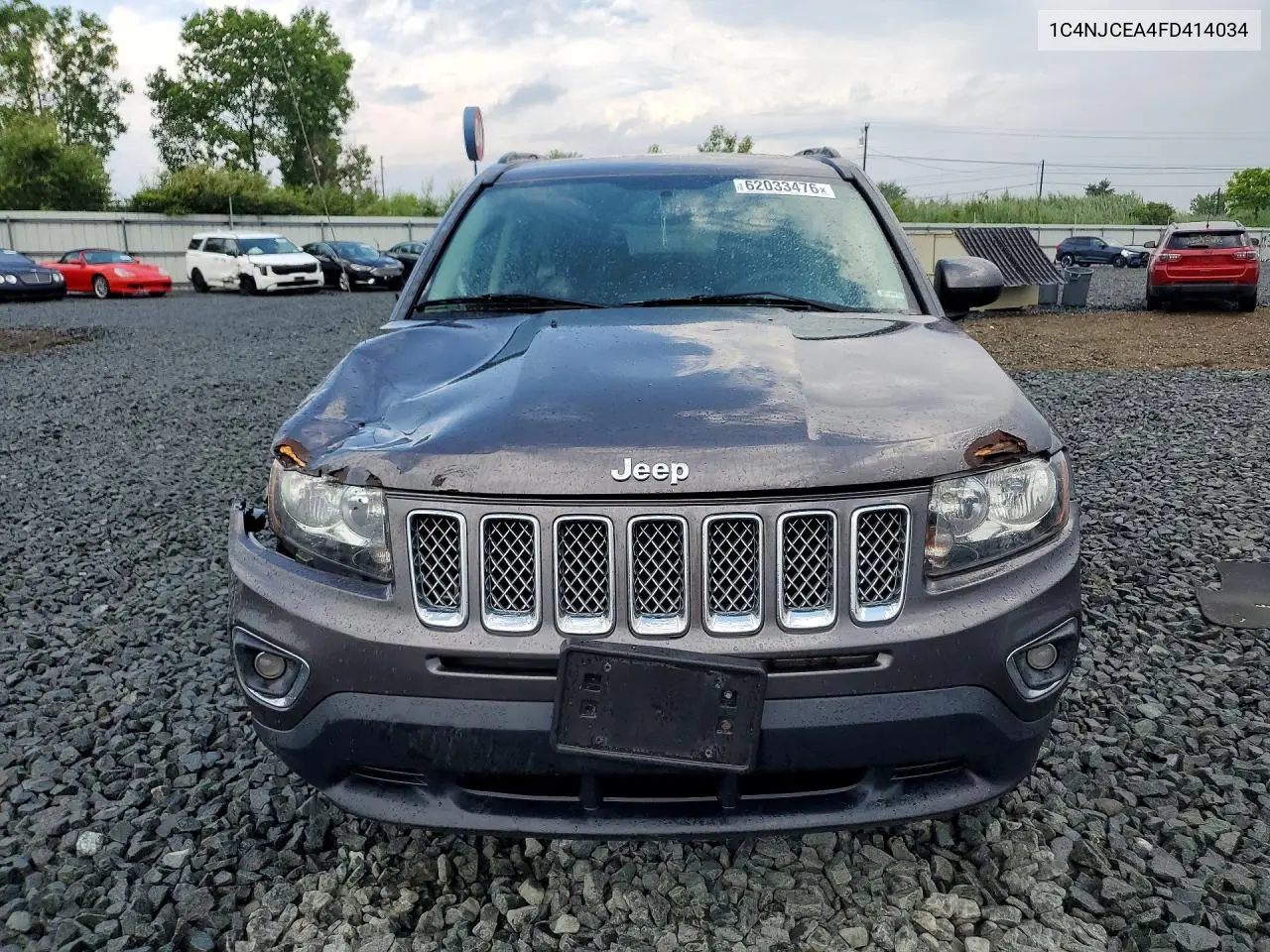 2015 Jeep Compass Latitude VIN: 1C4NJCEA4FD414034 Lot: 62033476