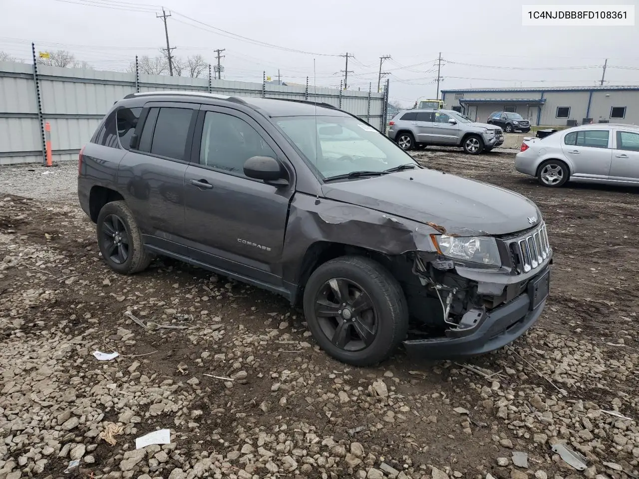 1C4NJDBB8FD108361 2015 Jeep Compass Sport