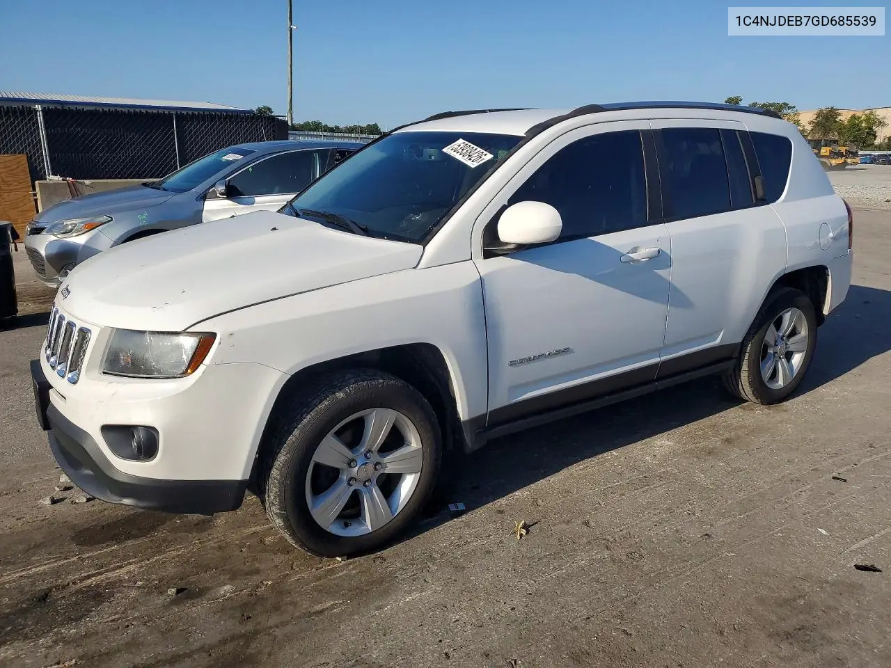 2016 Jeep Compass Latitude VIN: 1C4NJDEB7GD685539 Lot: 53938426