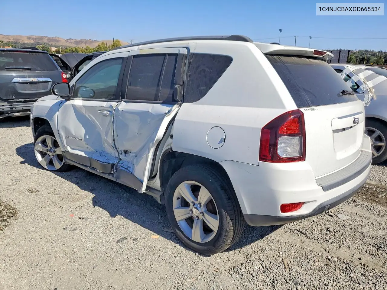 1C4NJCBAXGD665534 2016 Jeep Compass Sport