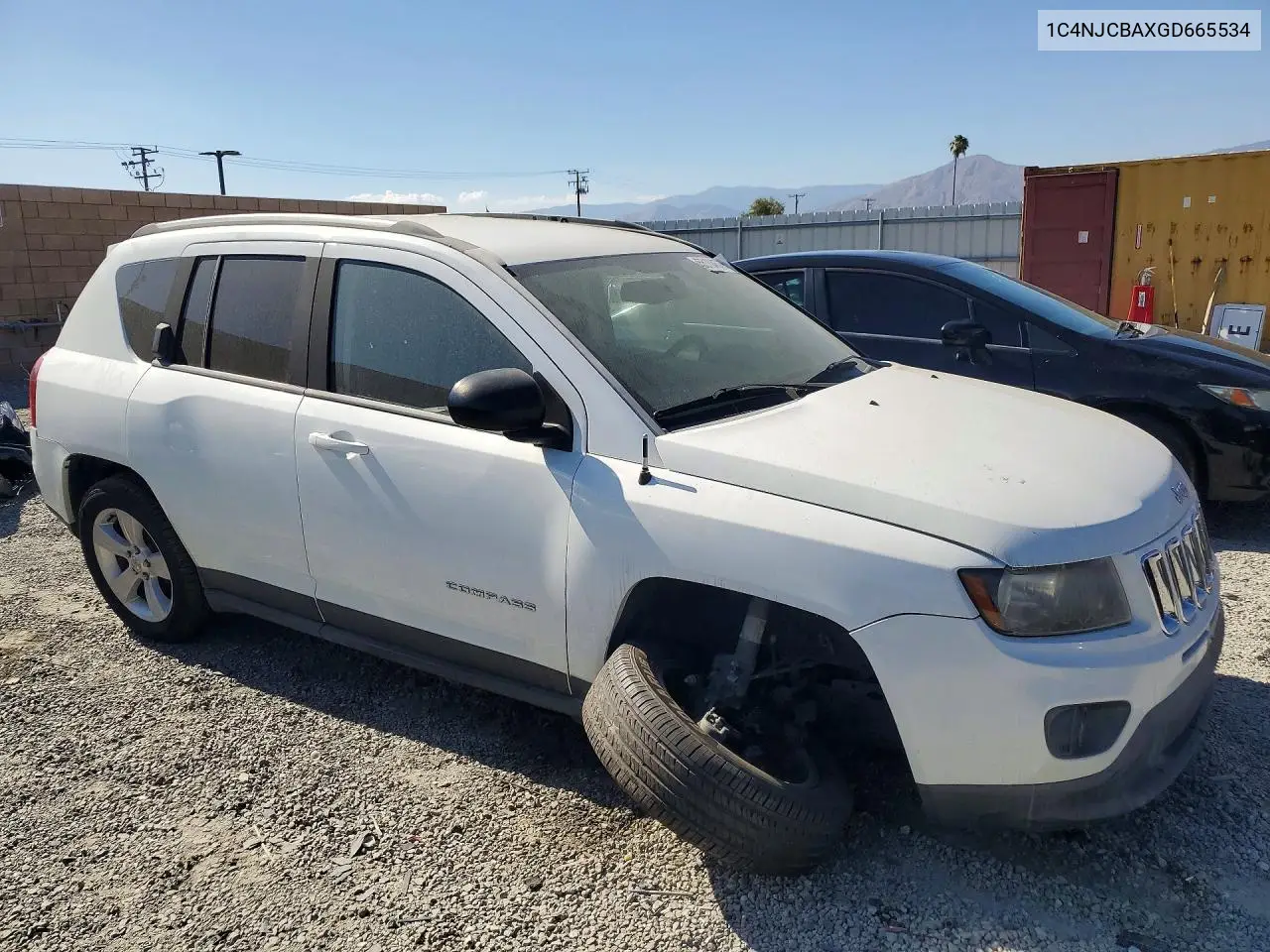 1C4NJCBAXGD665534 2016 Jeep Compass Sport