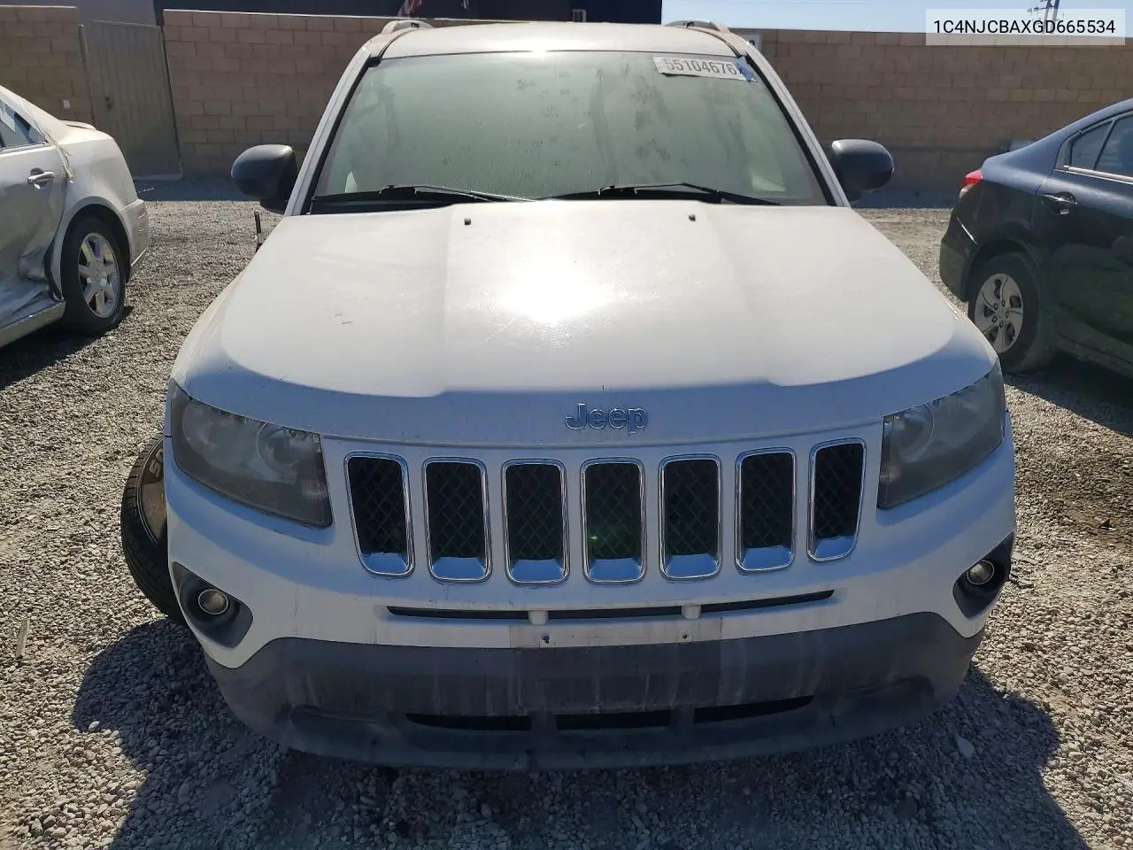 1C4NJCBAXGD665534 2016 Jeep Compass Sport
