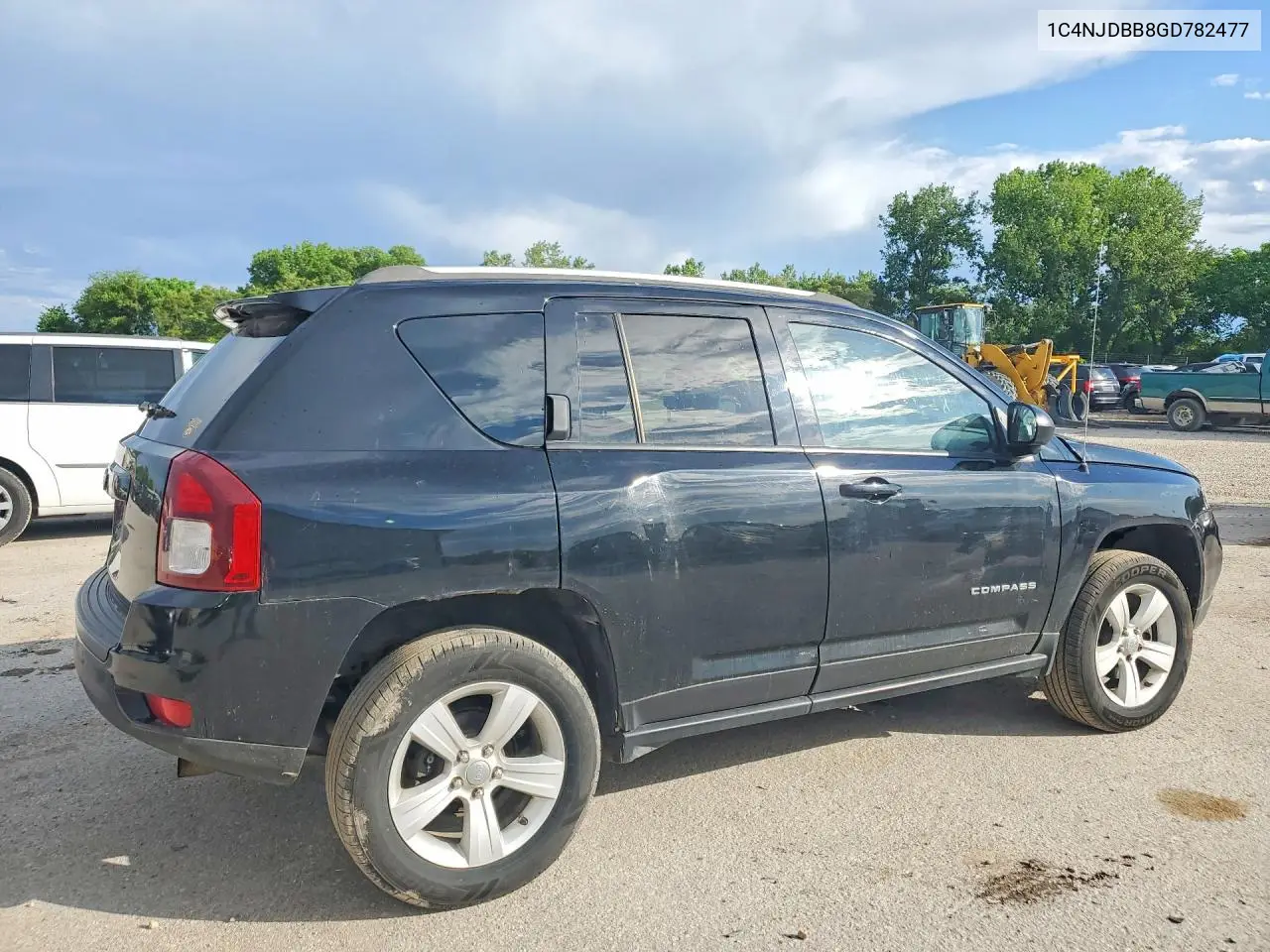 2016 Jeep Compass Sport VIN: 1C4NJDBB8GD782477 Lot: 55120906