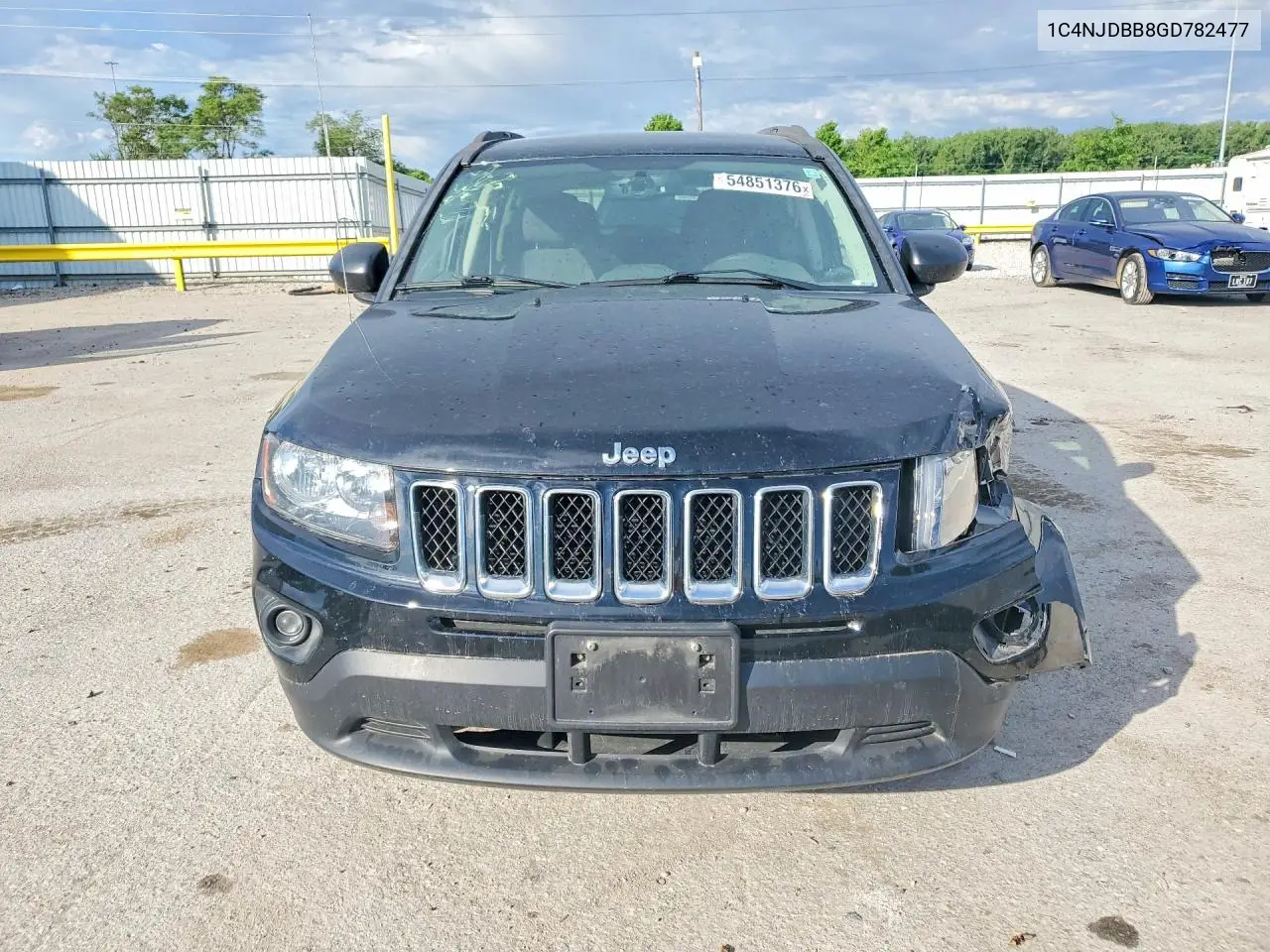 2016 Jeep Compass Sport VIN: 1C4NJDBB8GD782477 Lot: 55120906