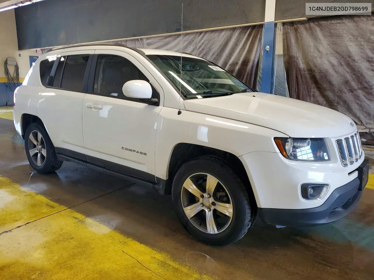 2016 Jeep Compass Latitude VIN: 1C4NJDEB2GD798699 Lot: 55179006