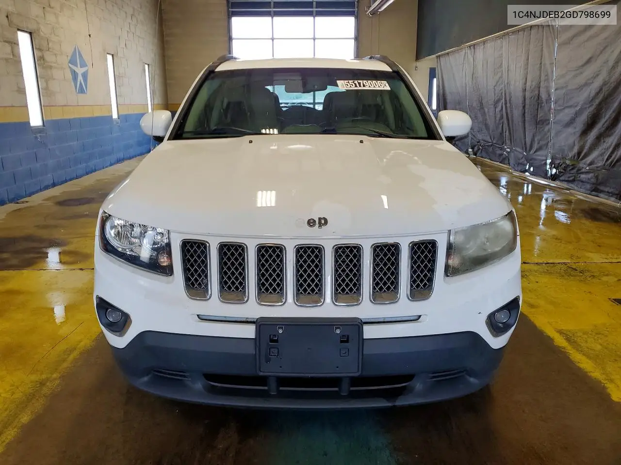 2016 Jeep Compass Latitude VIN: 1C4NJDEB2GD798699 Lot: 55179006