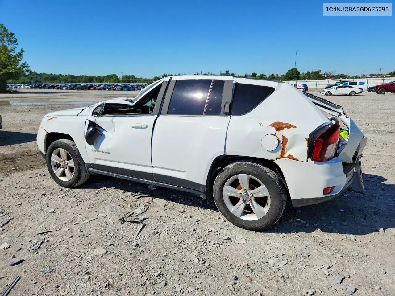 2016 Jeep Compass Sport VIN: 1C4NJCBA5GD675095 Lot: 58408086