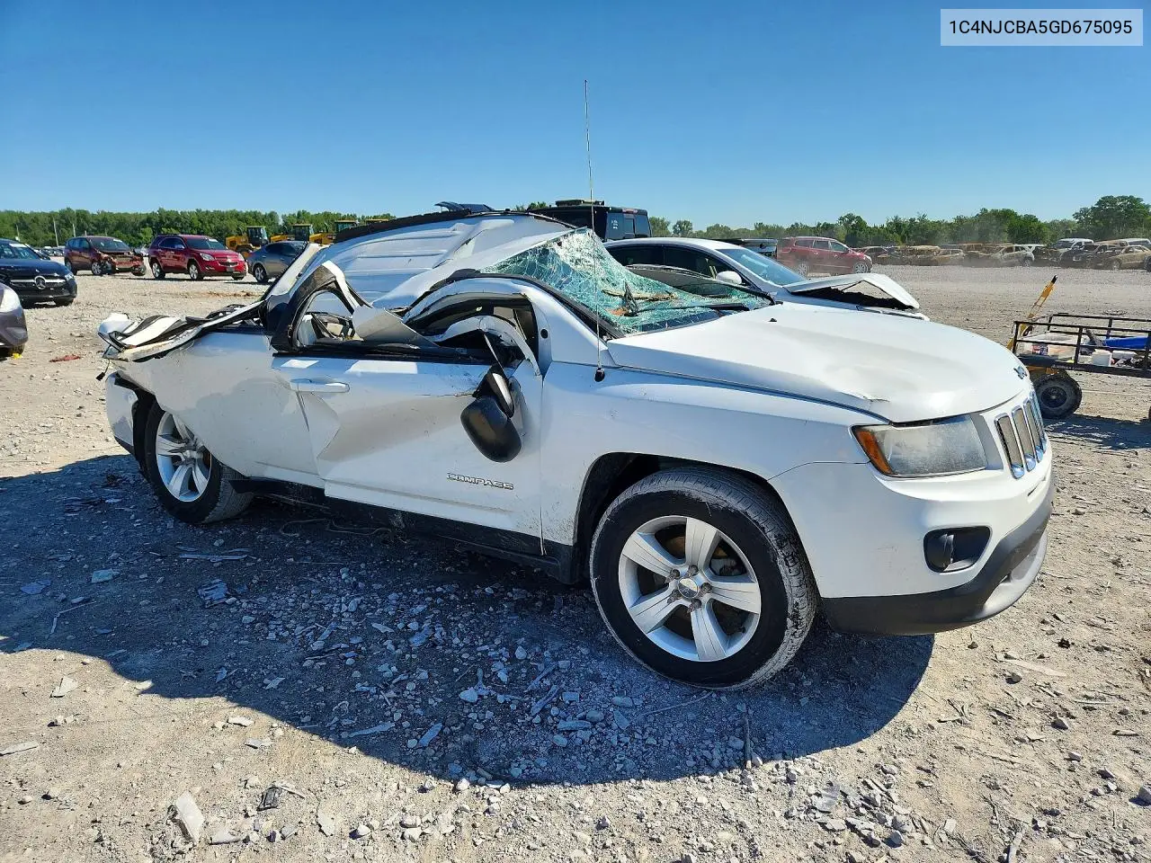 2016 Jeep Compass Sport VIN: 1C4NJCBA5GD675095 Lot: 58408086