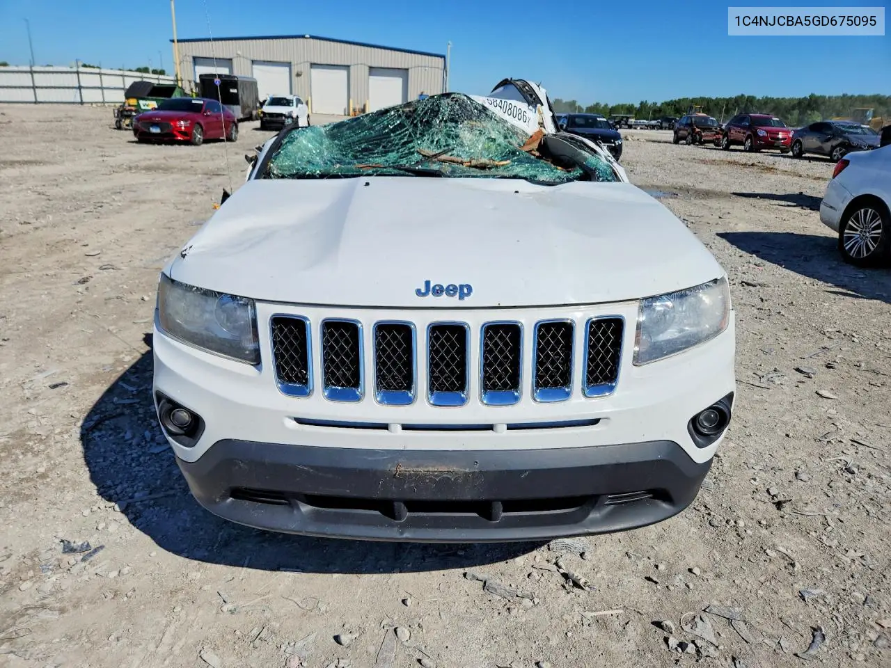2016 Jeep Compass Sport VIN: 1C4NJCBA5GD675095 Lot: 58408086