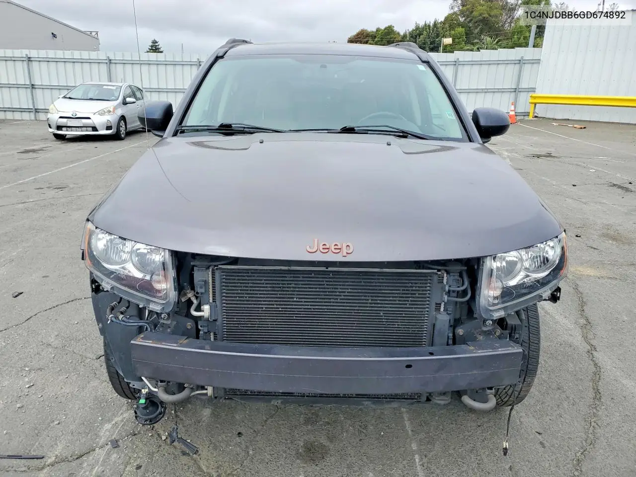 2016 Jeep Compass Sport VIN: 1C4NJDBB6GD674892 Lot: 58608376