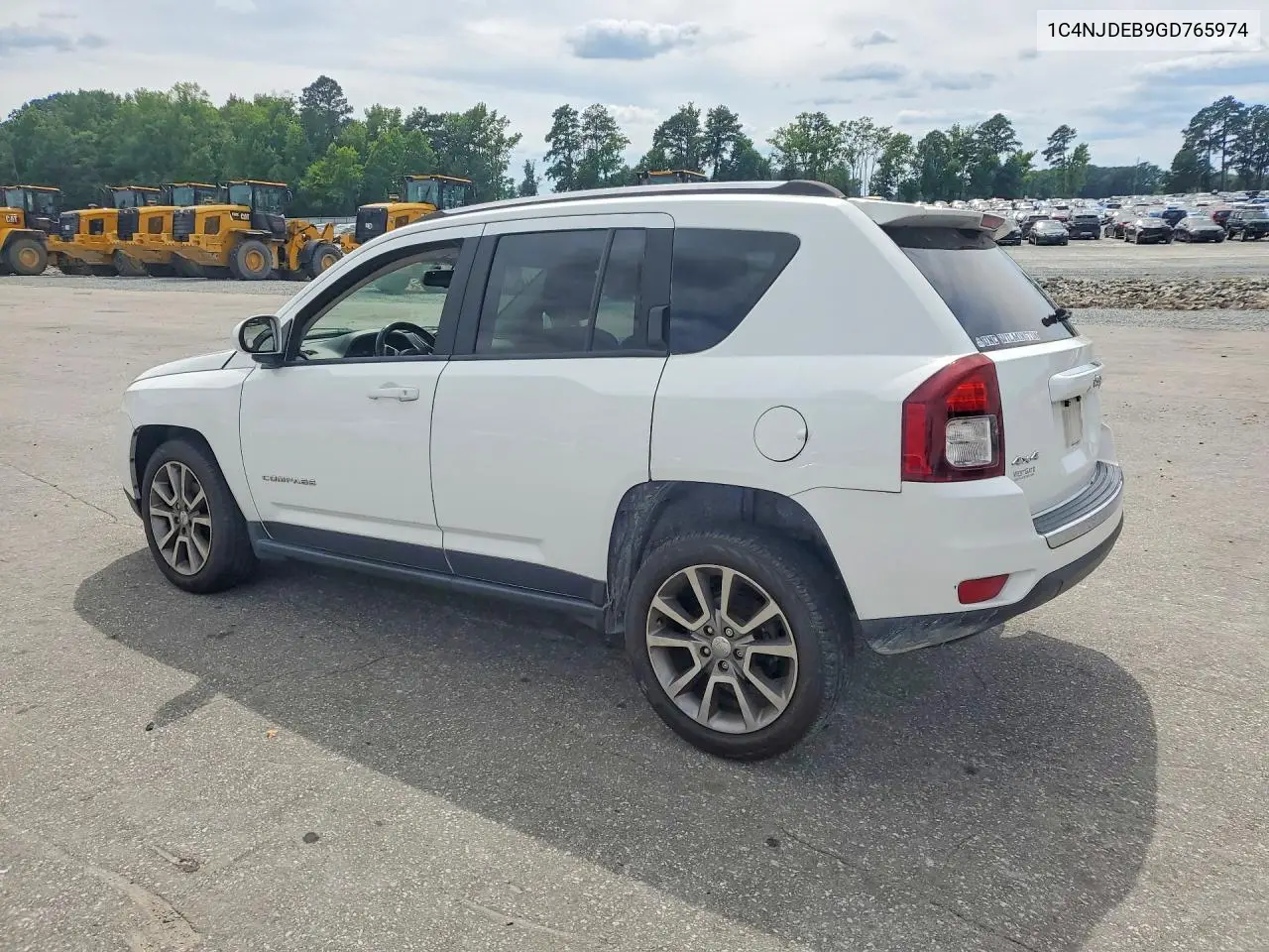 2016 Jeep Compass Latitude VIN: 1C4NJDEB9GD765974 Lot: 58645036