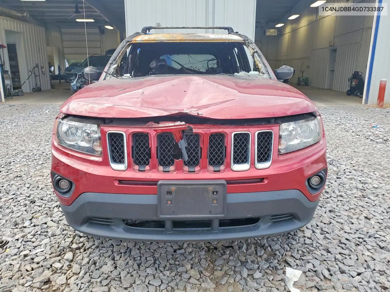 2016 Jeep Compass Sport VIN: 1C4NJDBB4GD733387 Lot: 58875096