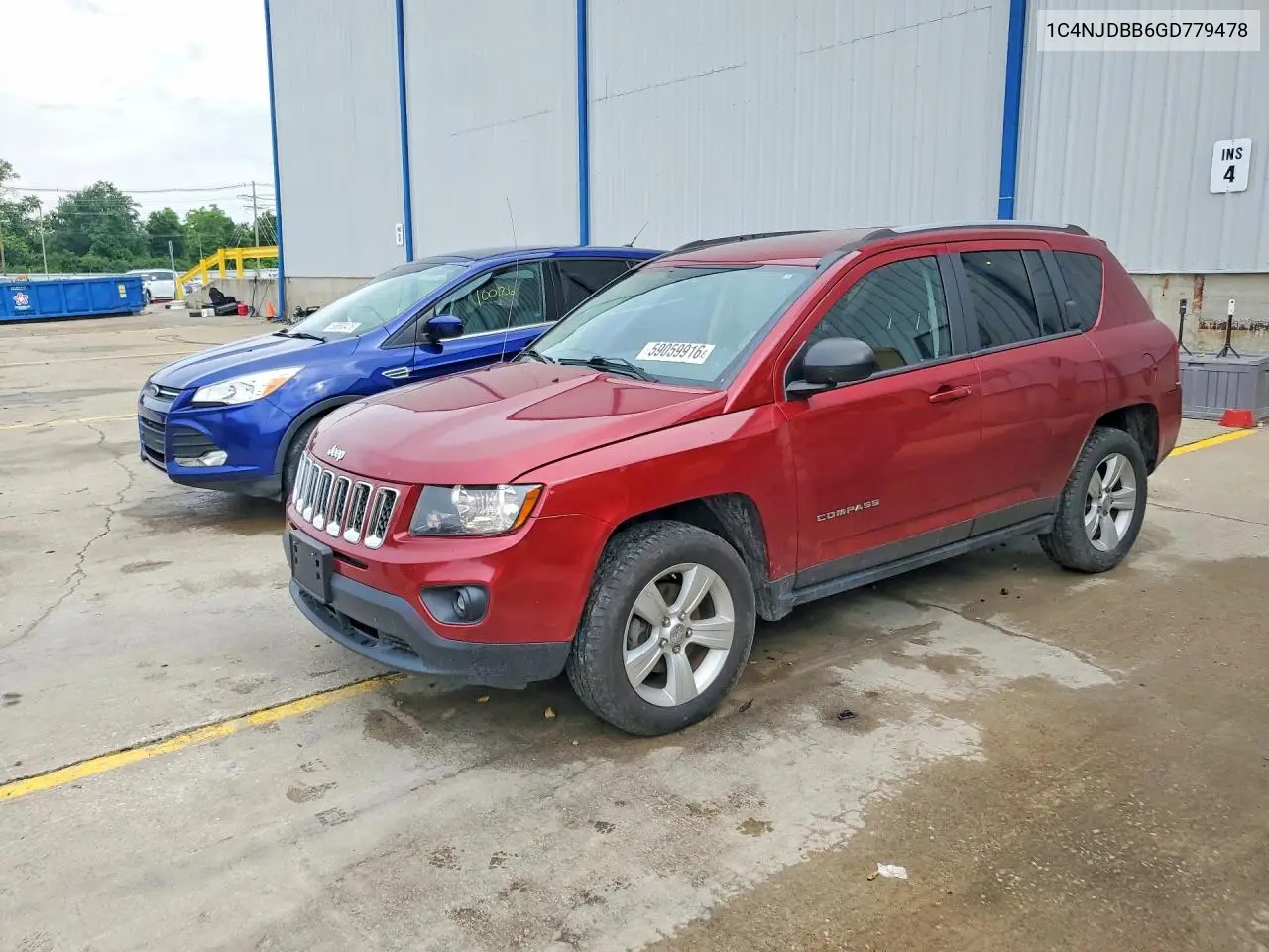 1C4NJDBB6GD779478 2016 Jeep Compass Sport